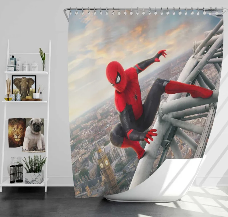 Spider-Man: Far From Home - Peter Parker Journey Shower Curtain
