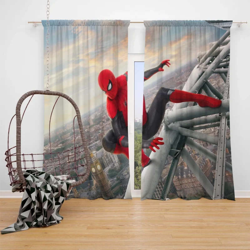 Spider-Man: Far From Home - Peter Parker Journey Window Curtain