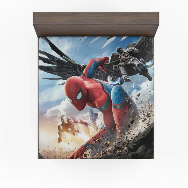 Spider-Man: Homecoming - Peter and the Vulture Fitted Sheet