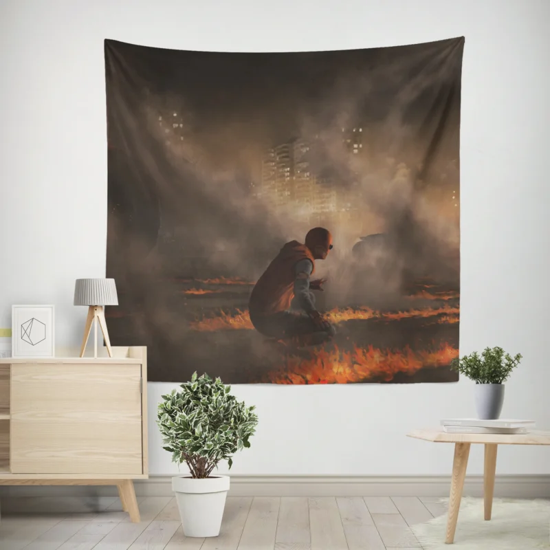 Spider-Man: Homecoming - Vulture Antics  Wall Tapestry