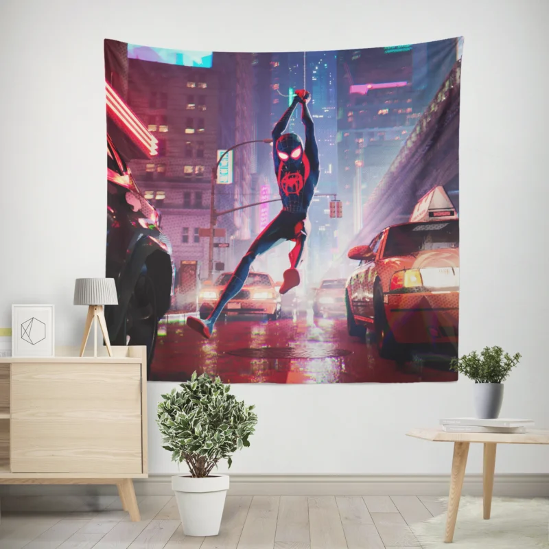 Spider-Man: Into The Spider-Verse - Miles Morales Tale  Wall Tapestry