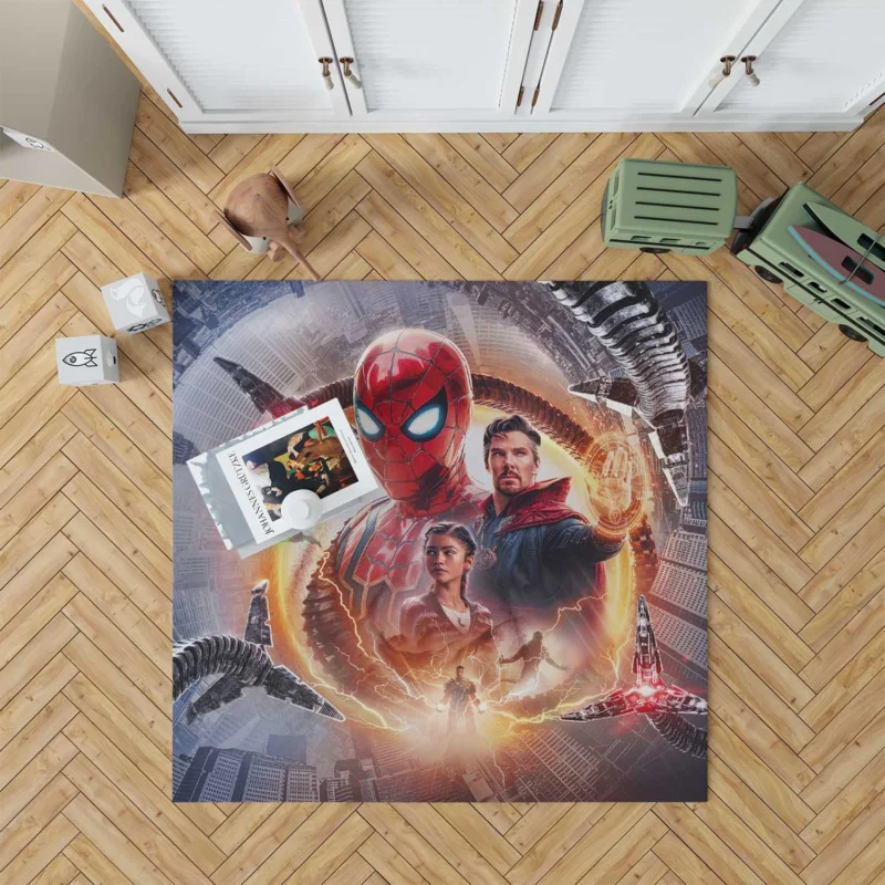 Spider-Man: No Way Home - A Marvel Crossover Floor Rug