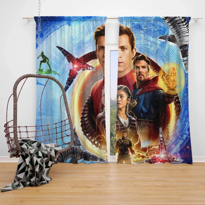 Spider-Man: No Way Home - A Marvel Spectacle Window Curtain