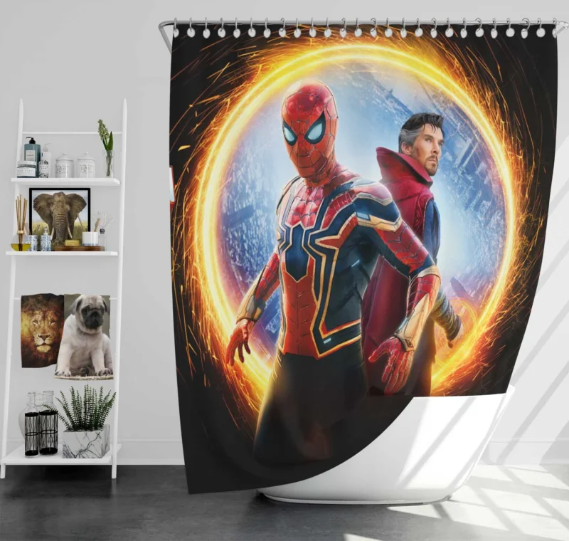 Spider-Man: No Way Home - A Multiverse Odyssey Shower Curtain