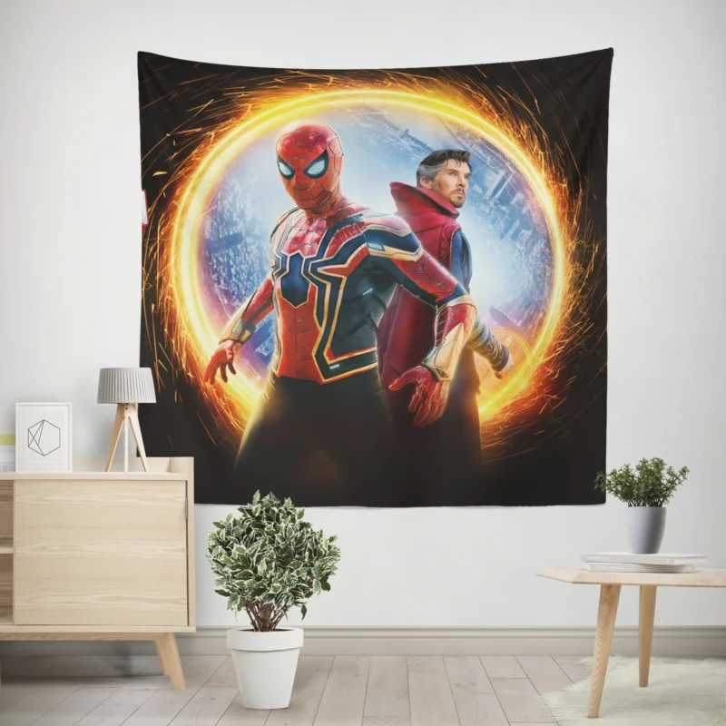 Spider-Man: No Way Home - A Multiverse Odyssey  Wall Tapestry