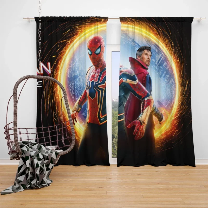 Spider-Man: No Way Home - A Multiverse Odyssey Window Curtain