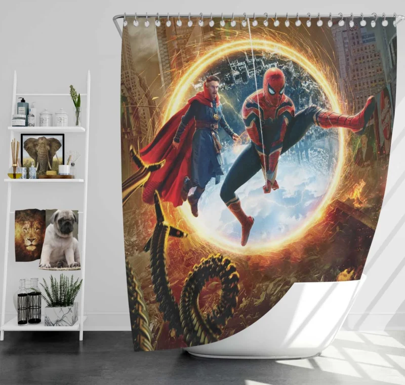 Spider-Man: No Way Home - Doctor Strange Appearance Shower Curtain