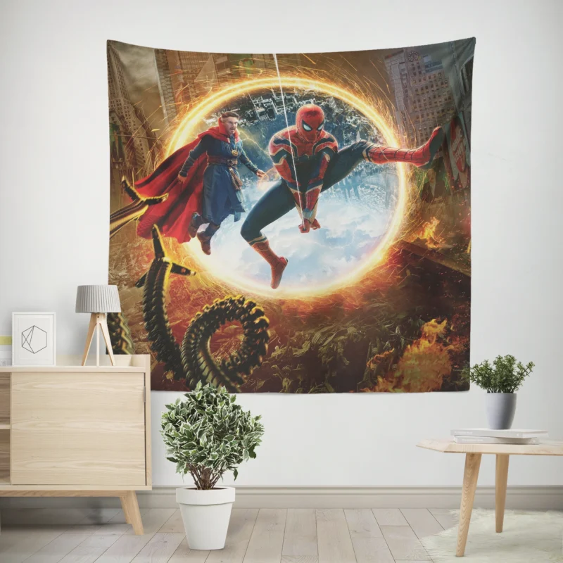 Spider-Man: No Way Home - Doctor Strange Appearance  Wall Tapestry