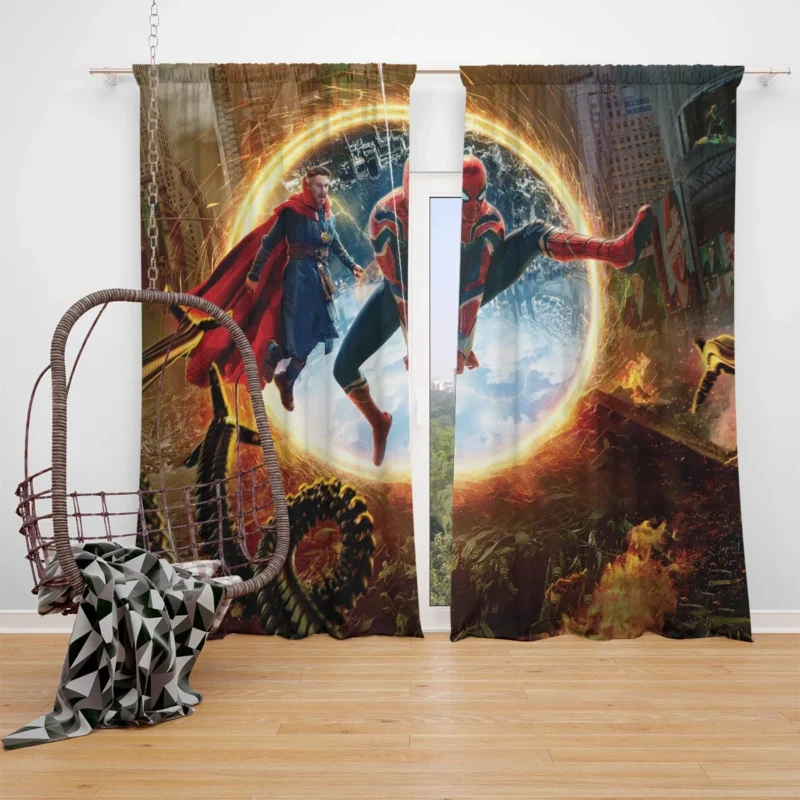 Spider-Man: No Way Home - Doctor Strange Appearance Window Curtain