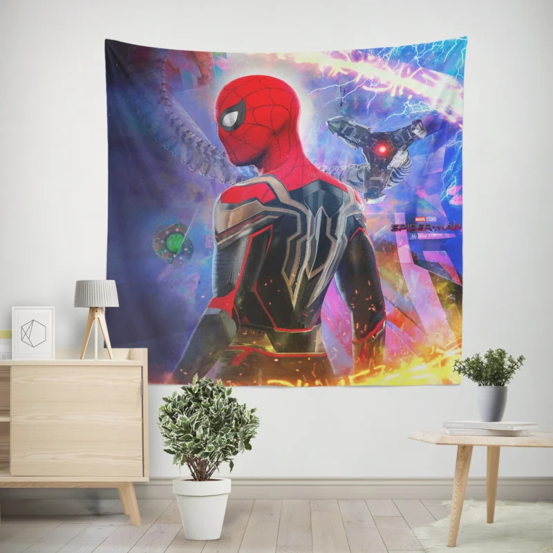 Spider-Man: No Way Home - Peter Parker Dilemma  Wall Tapestry