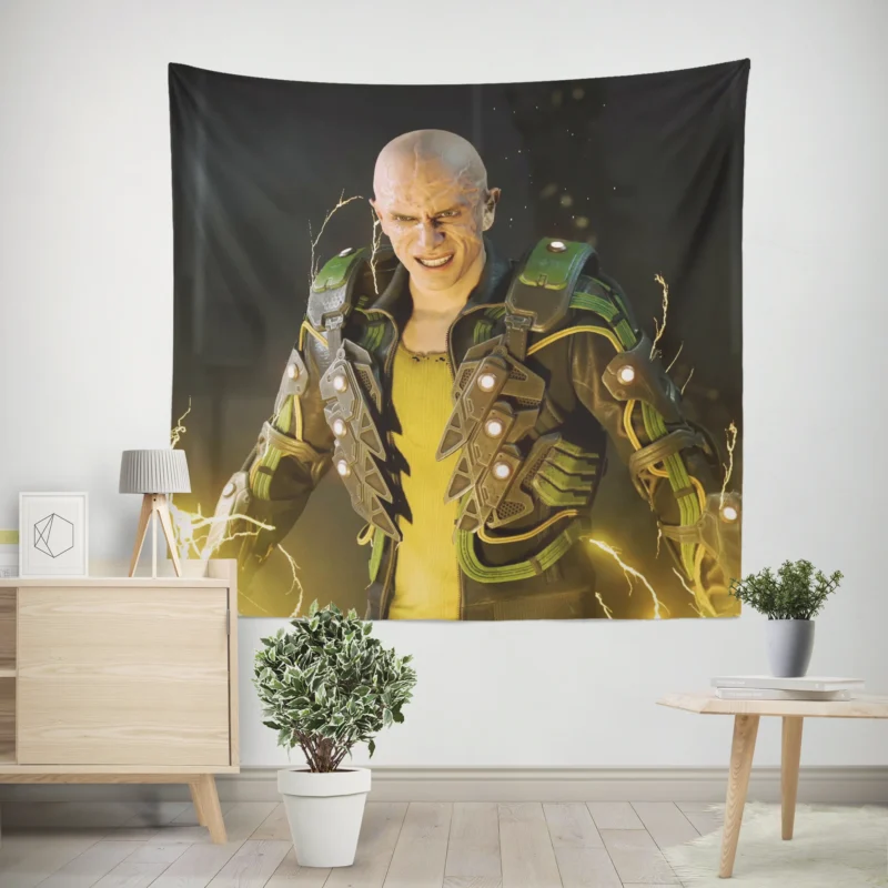 Spider-Man (PS4): Battling Electro in the Game  Wall Tapestry