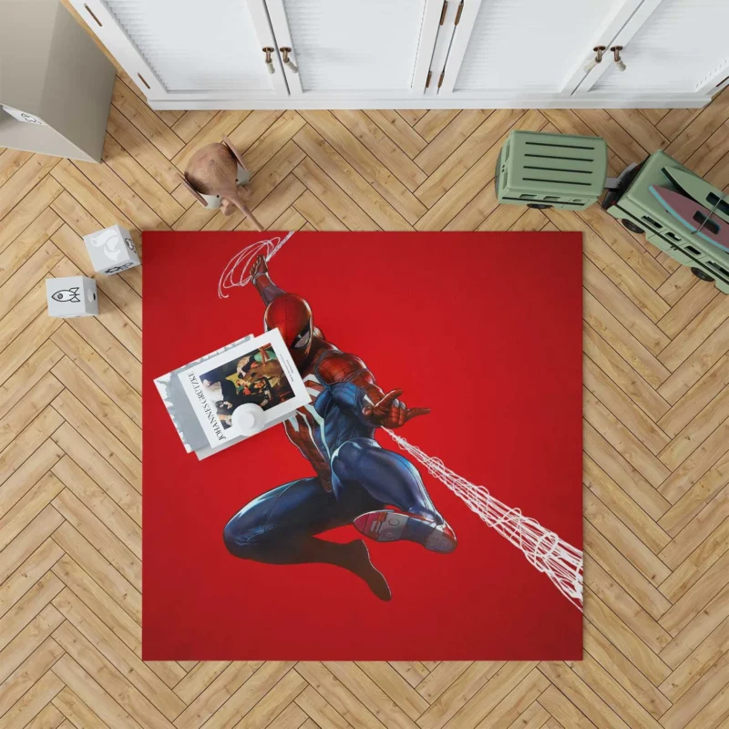 Spider-Man (PS4) Game: A Superhero Quest Floor Rug