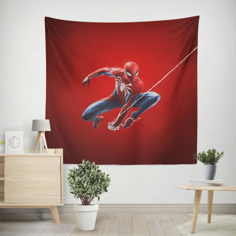 Spider-Man (PS4) Game: Peter Parker Adventures  Wall Tapestry