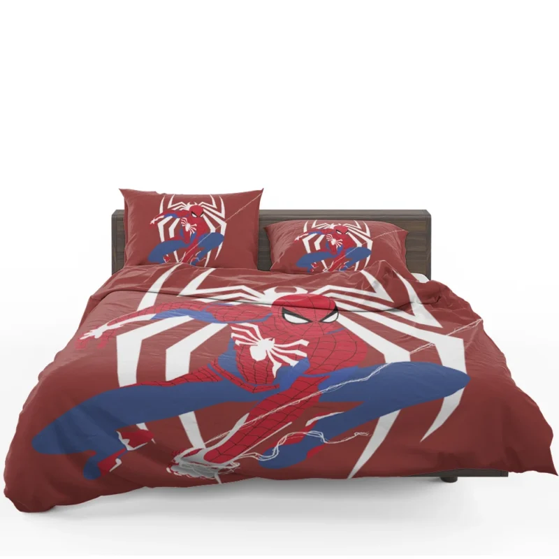 Spider-Man (PS4): Swinging into Gaming Glory Bedding Set