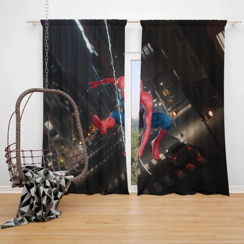 Spider-Man Remastered: Nighttime Adventures Window Curtain