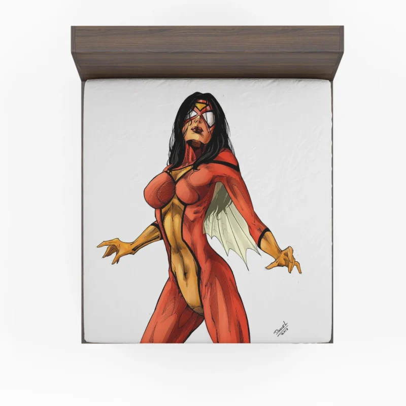 Spider-Woman Comics: Her Marvelous Feats Fitted Sheet