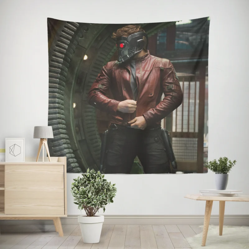 Star Lord: Chris Pratt Galactic Hero  Wall Tapestry