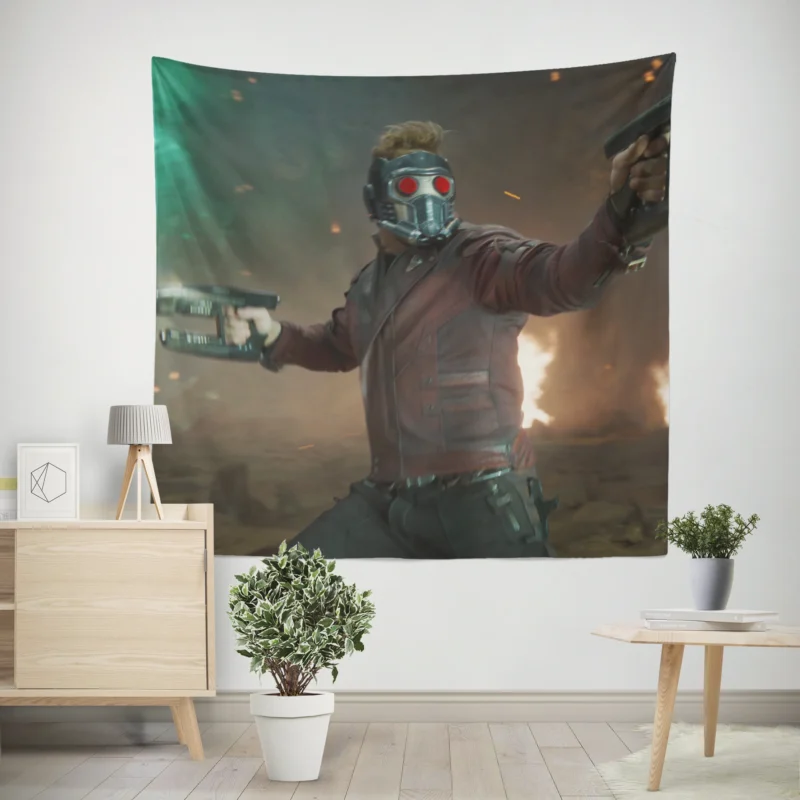 Star Lord: Guardians Vol. 2 Hero  Wall Tapestry