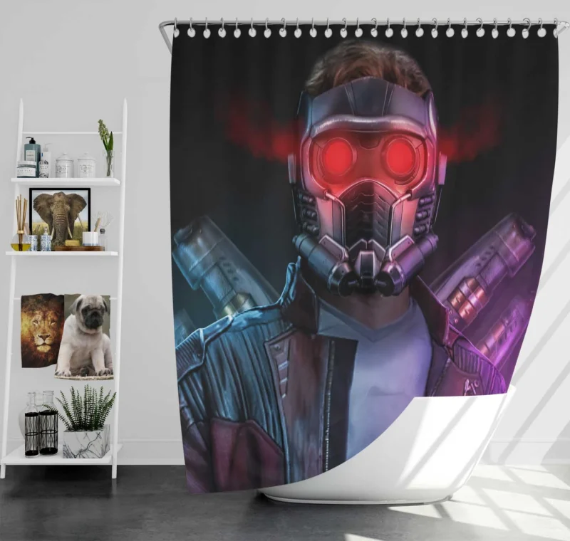 Star Lord in Avengers: Infinity War Shower Curtain