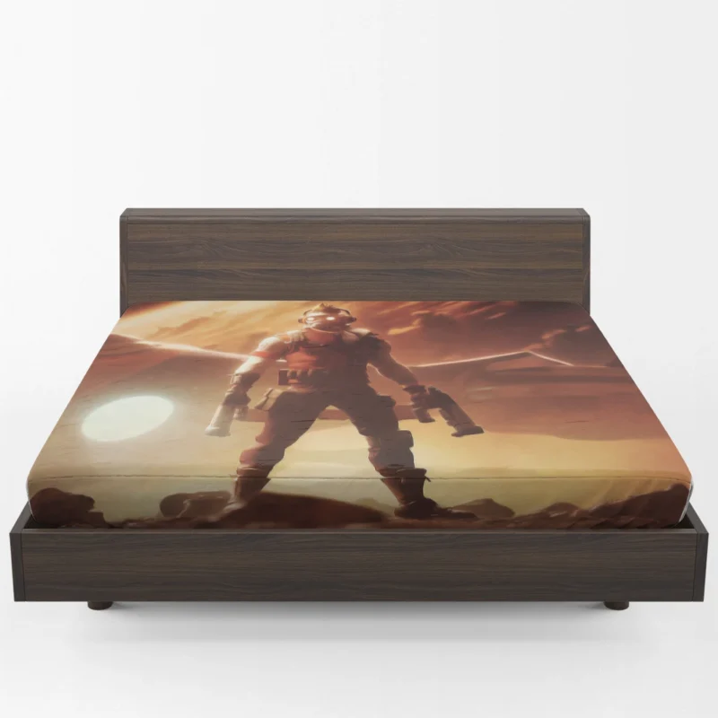 Star Lord in Fortnite: Cosmic Showdown Fitted Sheet