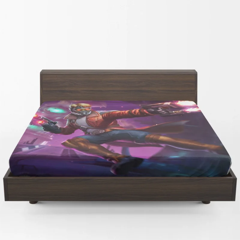 Star Lord in MARVEL Contest of Champions Fitted Sheet