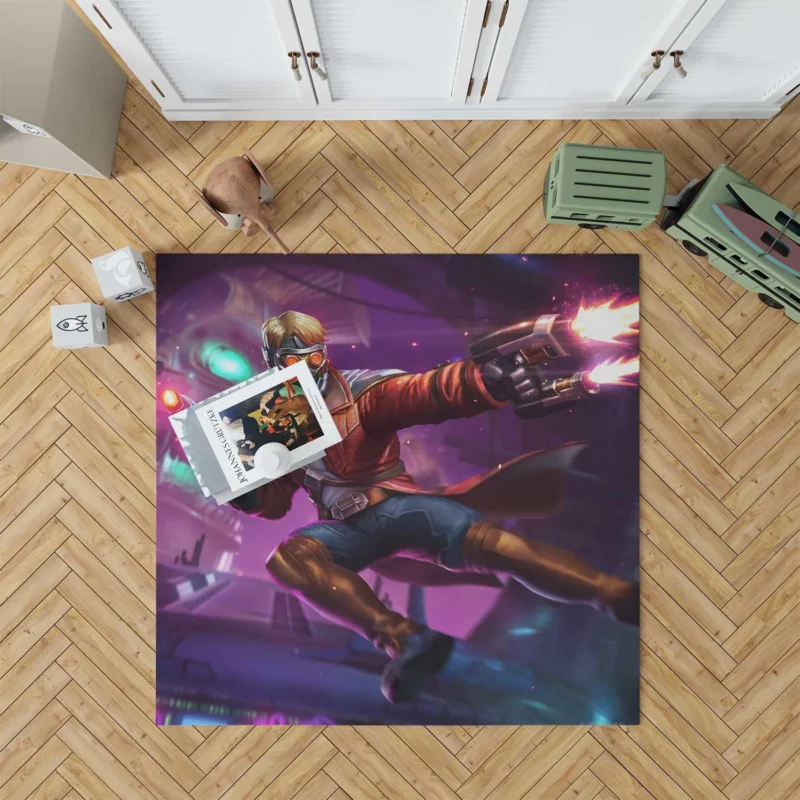 Star Lord in MARVEL Contest of Champions Floor Rug