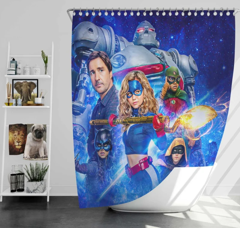 Stargirl TV Show: The Justice Society Unites Shower Curtain
