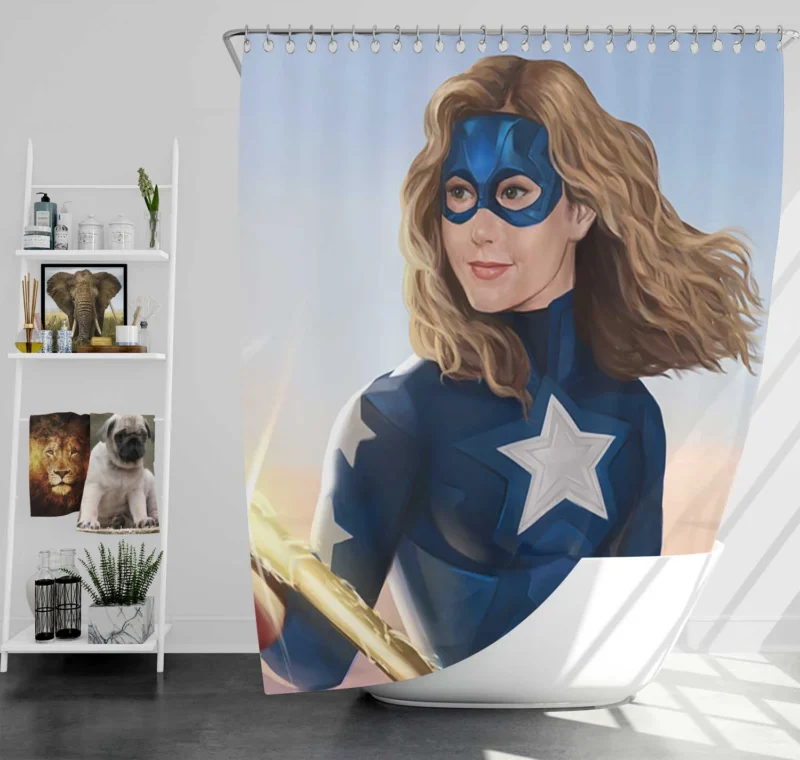 Stargirl TV Show: Unveiling a Cosmic Hero Shower Curtain