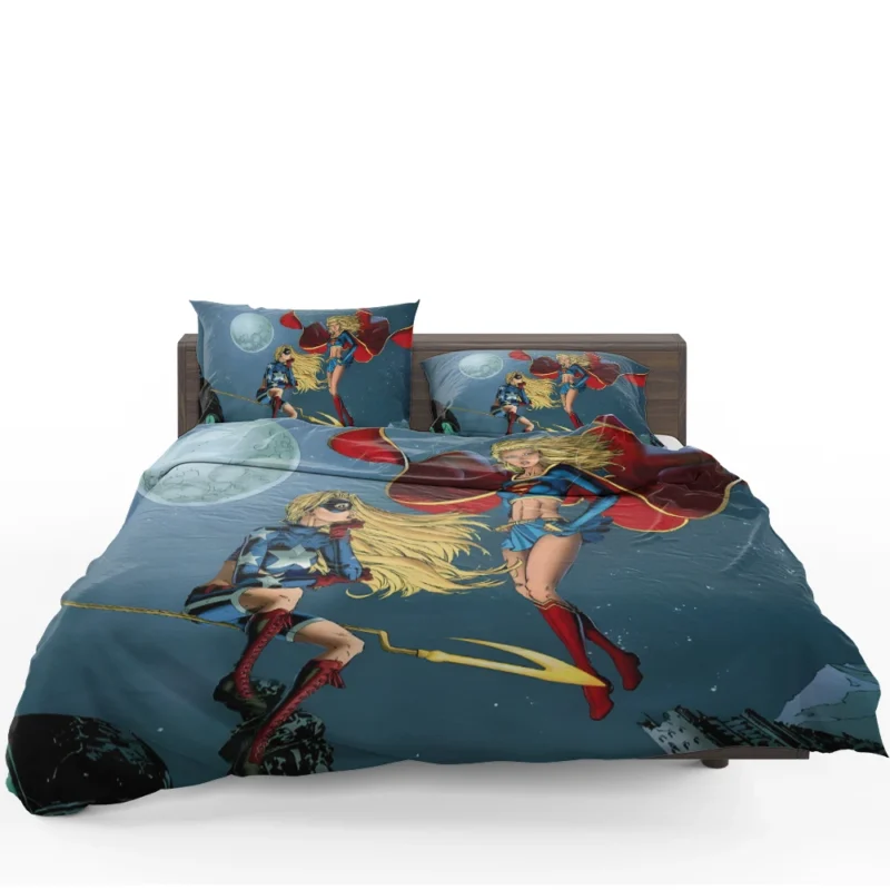 Stargirl Wallpaper: A Cosmic Heroine Bedding Set