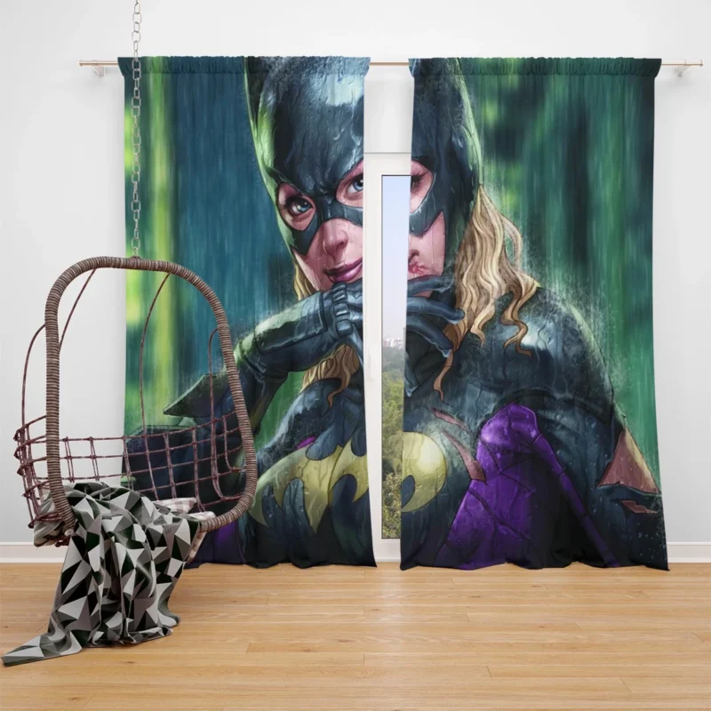 Stephanie Brown Batgirl: A Unique DC Comics Character Window Curtain