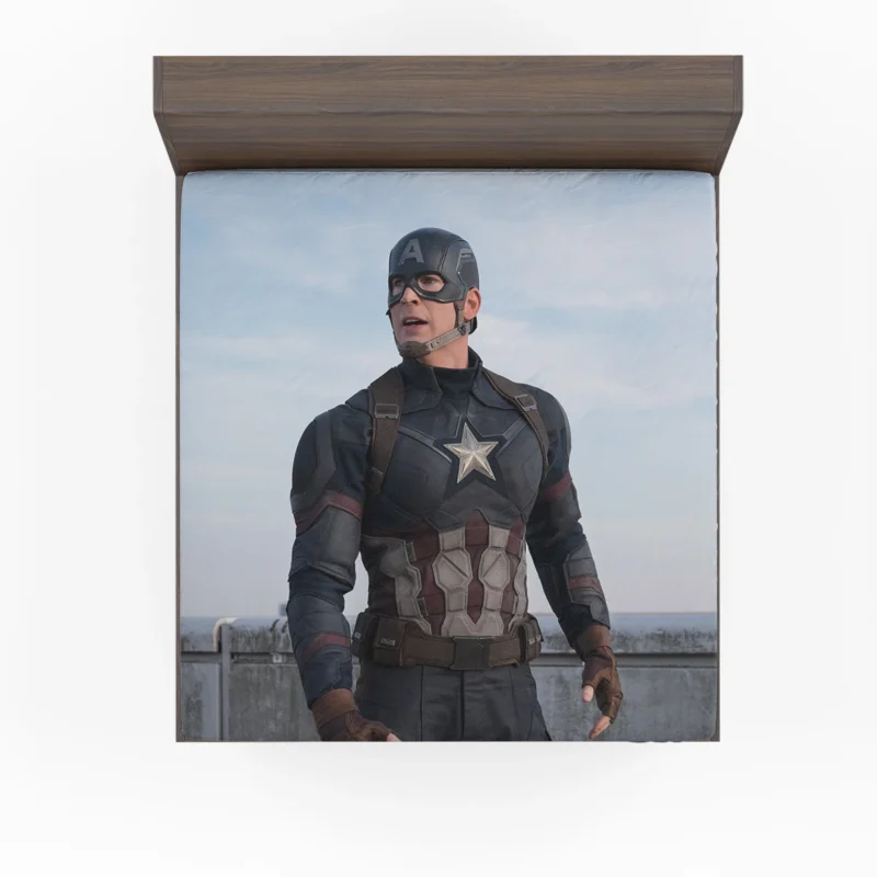 Steve Rogers in Captain America: Civil War Fitted Sheet