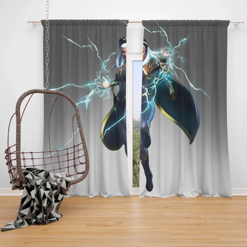 Storm in Marvel Ultimate Alliance 3 Window Curtain