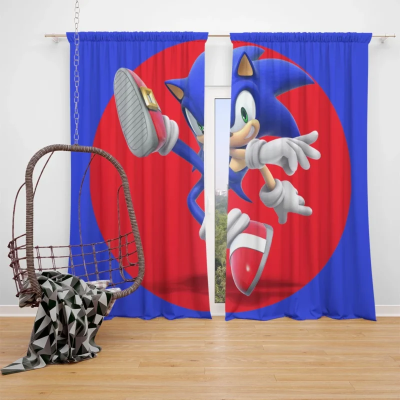 Super Smash Bros. Ultimate: Sonic Smash Moves Window Curtain