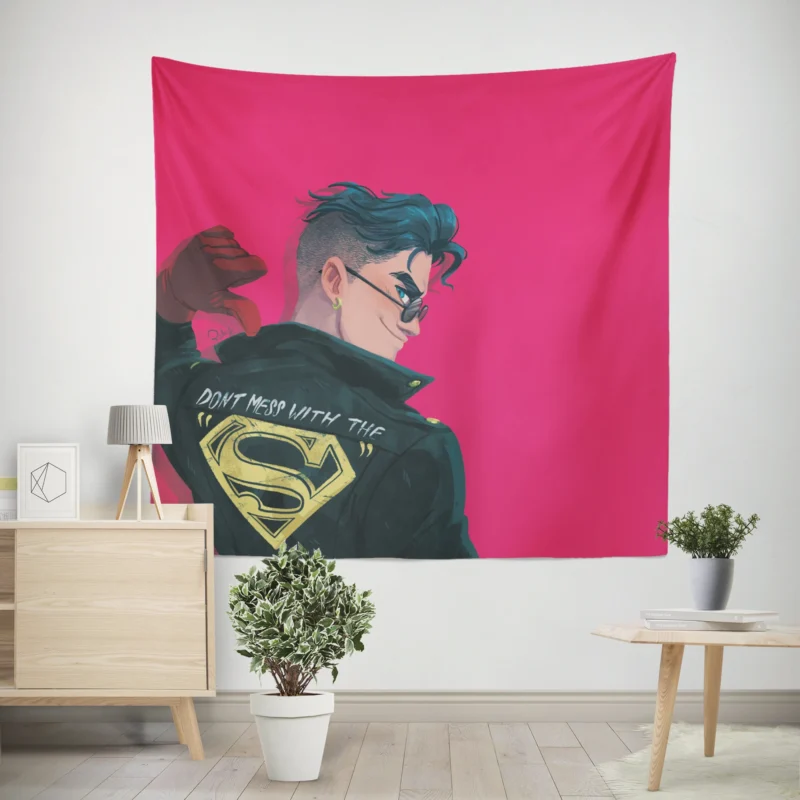 Superboy in Convergence: Conner Kent Story  Wall Tapestry