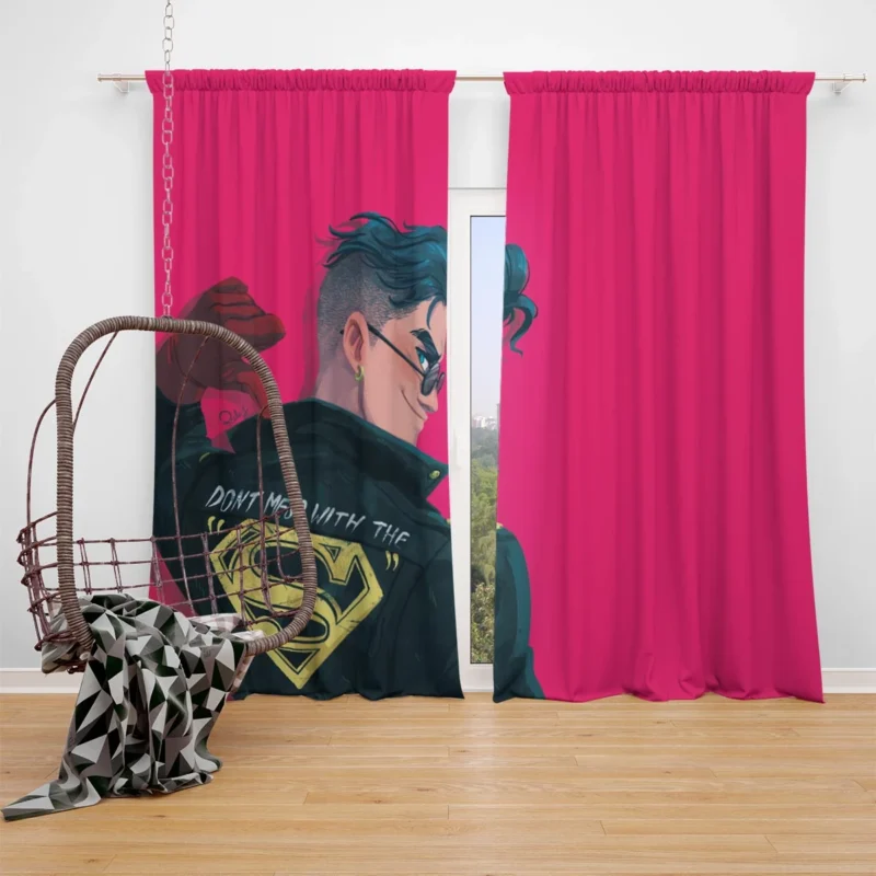 Superboy in Convergence: Conner Kent Story Window Curtain