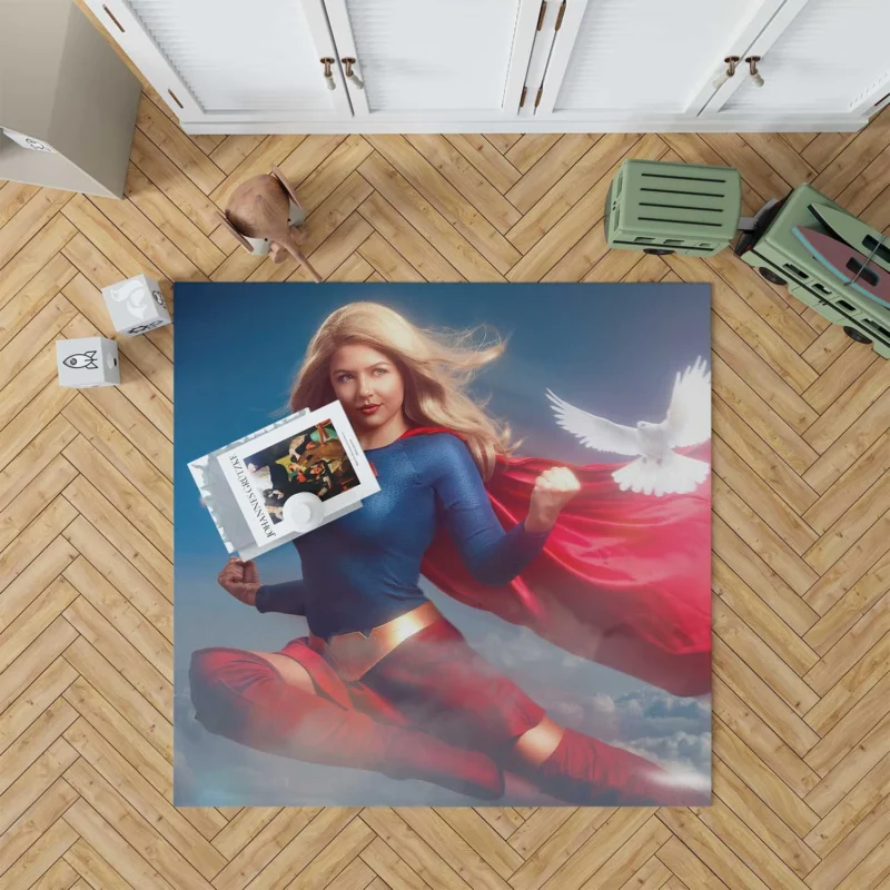 Supergirl Cosplay: Channeling DC Heroine Floor Rug