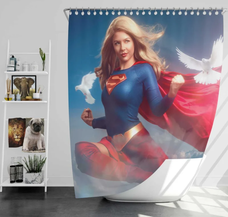 Supergirl Cosplay: Channeling DC Heroine Shower Curtain