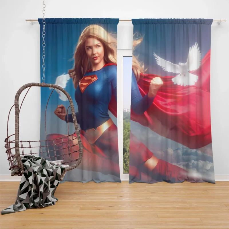 Supergirl Cosplay: Channeling DC Heroine Window Curtain