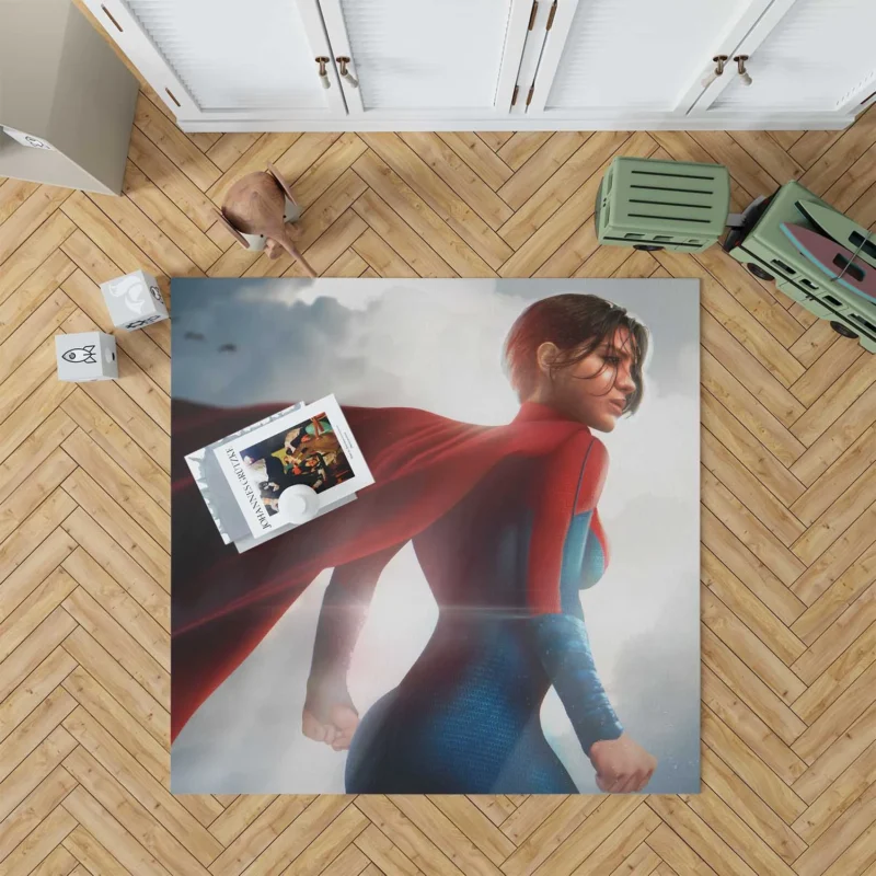 Supergirl in The Flash (2023): Sasha Calle Floor Rug