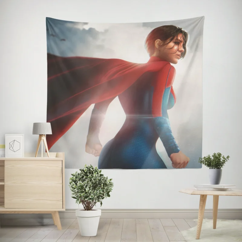 Supergirl in The Flash (2023): Sasha Calle  Wall Tapestry