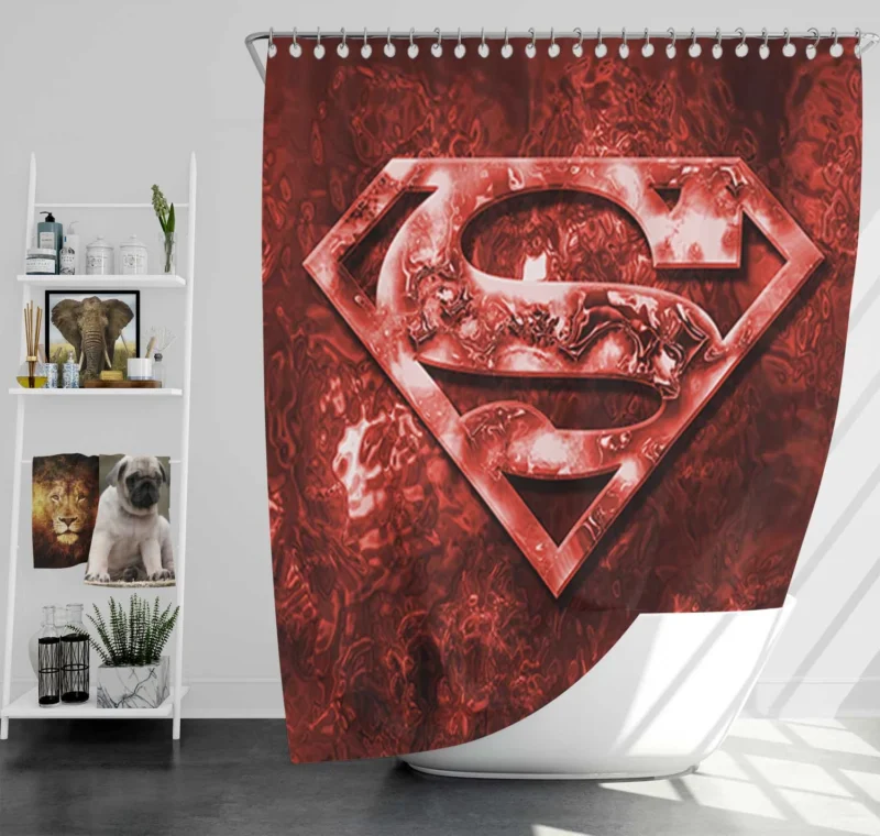 Superman Comics: Iconic Man of Steel Shower Curtain