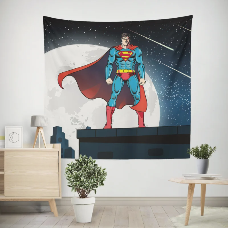 Superman Comics: Metropolis Hero  Wall Tapestry