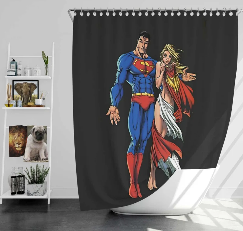 Superman Comics: The Iconic Hero Shower Curtain