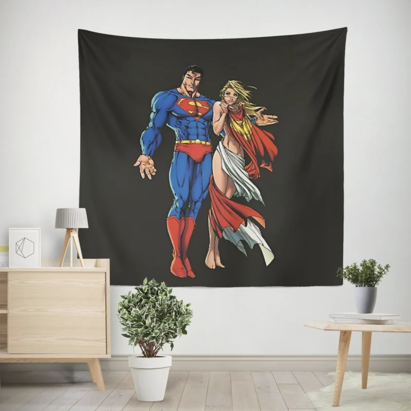 Superman Comics: The Iconic Hero  Wall Tapestry