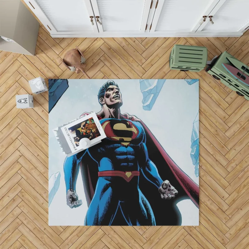Superman Comics: The Justice League Member Floor Rug