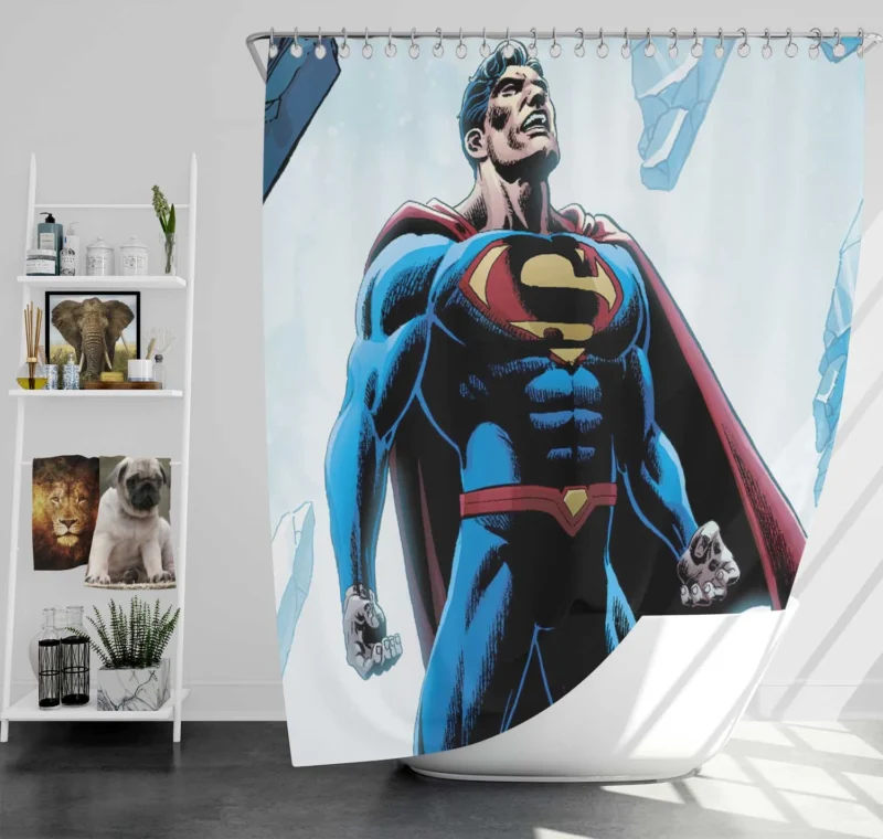 Superman Comics: The Justice League Member Shower Curtain