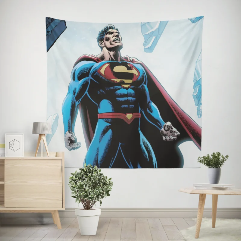 Superman Comics: The Justice League Member  Wall Tapestry
