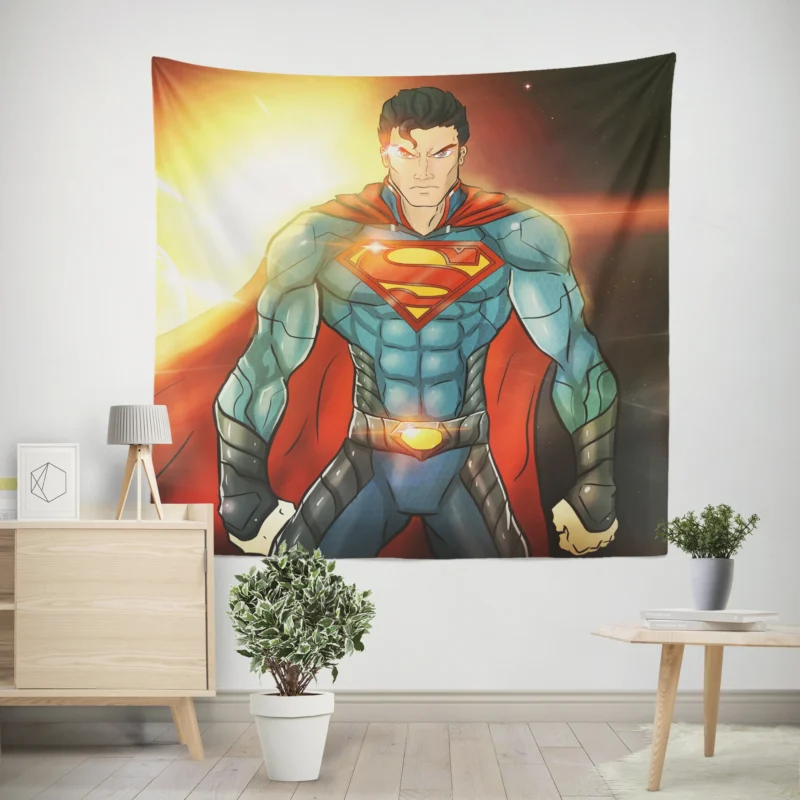 Superman Comics: The Man of Steel  Wall Tapestry