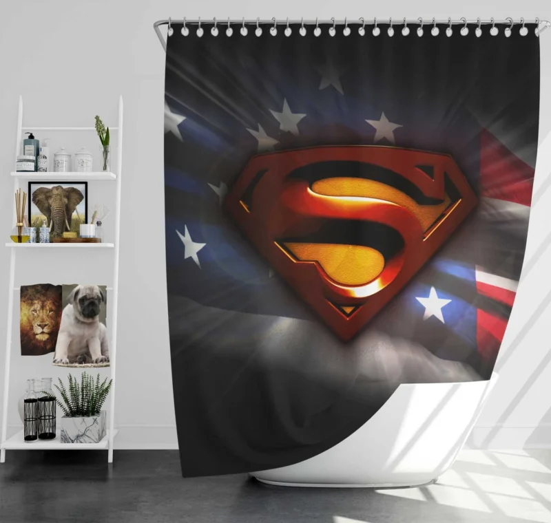 Superman: DC Man of Steel Shower Curtain