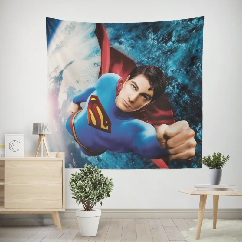 Superman Returns: The Hero Comeback  Wall Tapestry